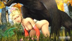 Rule 34 | 1girl, 3d, animated, bestiality, breasts, dissidia final fantasy, final fantasy, final fantasy vi, highres, kushishekku, pussy, sex, square enix, text focus, tina branford, video