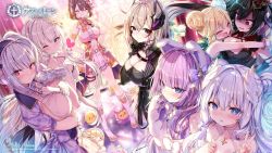 Rule 34 | &gt; &lt;, + +, 6+girls, ;o, albacore (azur lane), albacore (muse) (azur lane), animal ears, animal hands, armband, artist request, asymmetrical sleeves, azur lane, baltimore (azur lane), baltimore (muse) (azur lane), belt, black bustier, black corset, black dress, black gloves, black ribbon, blonde hair, blowing kiss, blue eyes, boots, bottle, bow, breast hold, breasts, brown eyes, brown hair, center frills, cleavage, cleavage cutout, closed eyes, clothing cutout, coat, corset, crossed bangs, dido (azur lane), dido (muse) (azur lane), double bun, dress, elbow gloves, fake animal ears, framed breasts, frilled hairband, frills, from below, from side, full body, gloves, green vest, hair bow, hair bun, hair ornament, hair ribbon, hairband, hand on own cheek, hand on own face, hands on own hips, headgear, headphones, headset, heart, heart belt, holding, holding bottle, hug, huge breasts, idol, idol clothes, illustrious (azur lane), illustrious (muse) (azur lane), large breasts, le malin (azur lane), le malin (muse) (azur lane), light purple hair, long hair, long sleeves, looking at another, looking at viewer, manjuu (azur lane), medium hair, miniskirt, multicolored hair, multiple girls, navel, official art, one eye closed, open mouth, orange coat, paw gloves, plaid, plaid dress, pleated skirt, purple bow, purple dress, purple eyes, purple hair, red eyes, red hair, ribbon, roon (azur lane), roon (muse) (azur lane), scared, shaded face, shnva, short dress, short hair, skirt, sleeveless, sleeveless coat, stage, streaked hair, surprised, sweatdrop, taihou (azur lane), taihou (muse) (azur lane), tashkent (azur lane), tashkent (muse) (azur lane), two-tone hair, two-tone ribbon, underboob, underboob cutout, v, very long hair, vest, water bottle, wet, wet clothes, white armband, white belt, white dress, white footwear, white gloves, white hair, white ribbon, white skirt, wide-eyed, wing hair ornament, x hair ornament