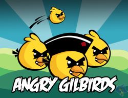 Rule 34 | angry birds, animal focus, axis powers hetalia, bird, gilbird, hat, parody, prussia (hetalia), style parody