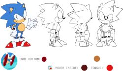 Rule 34 | character profile, character sheet, highres, multiple views, official art, sega, sonic (series), sonic the hedgehog, turnaround