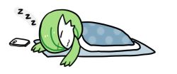 Rule 34 | 1girl, :3, = =, blanket, bob cut, cellphone, closed eyes, closed mouth, colored skin, creatures (company), drooling, eyes visible through hair, female focus, futon, game freak, gardevoir, gen 3 pokemon, green hair, green skin, hair over one eye, lotosu, lying, multicolored skin, nintendo, on stomach, phone, pokemon, pokemon (creature), saliva, short hair, simple background, sketch, sleeping, smartphone, solo, two-tone skin, under covers, white background, white skin, zzz
