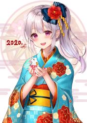 Rule 34 | 1girl, blush, fingernails, highres, japanese clothes, kimono, long hair, mizukanayuki, nail polish, original, tagme