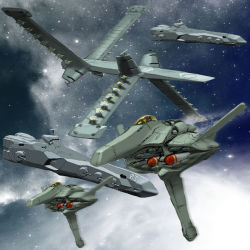 Rule 34 | antennae, canopy, carrier, cockpit, cruiser, energy cannon, fleet, highres, igunuk, military, military vehicle, milky way, missile, no humans, original, pilot, realistic, rocket launcher, science fiction, ship, sky, space, spacecraft, star (sky), starfighter, turret, warship, watercraft, weapon
