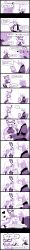 Rule 34 | 1boy, 1girl, absurdres, anna (or), anna (pixiv), blush, check translation, comic, crossover, hetero, highres, kiss, long image, m.u.g.e.n, monochrome, purple theme, rugal bernstein, shinkon santaku, snk, tall image, the king of fighters, touhou, translated, translation request, yakumo yukari