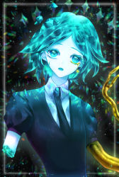 Rule 34 | 1other, androgynous, colored eyelashes, colored skin, esol 98, highres, houseki no kuni, solo, spoilers, tagme, white skin