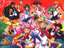Rule 34 | 1990s (style), 6+girls, aino minako, aqua hair, arm up, back bow, bare legs, bishoujo senshi sailor moon, bishoujo senshi sailor moon supers, black choker, black hair, black sailor collar, black skirt, blonde hair, blue bow, blue choker, blue eyes, blue hair, blue sailor collar, blue skirt, bow, brown hair, chibi usa, choker, clenched hand, closed mouth, dark-skinned female, dark skin, double bun, earrings, elbow gloves, gloves, green choker, green hair, green sailor collar, green skirt, hair bow, hair bun, hand on own hip, hand up, heart, heart choker, heart necklace, hino rei, holding, holding hands, holding staff, jewelry, kaiou michiru, kino makoto, light brown hair, long hair, looking at viewer, magical girl, meiou setsuna, miniskirt, mizuno ami, mother and daughter, multicolored clothes, multicolored skirt, multiple girls, naughty face, neck, necklace, official art, open mouth, orange choker, orange sailor collar, orange skirt, parted bangs, pink bow, pink hair, pink sailor collar, pleated skirt, purple bow, red bow, red choker, red eyes, red sailor collar, red skirt, retro artstyle, running, sailor chibi moon, sailor collar, sailor jupiter, sailor mars, sailor mercury, sailor moon, sailor neptune, sailor pluto, sailor uranus, sailor venus, see-through, see-through sleeves, serious, short hair, side-by-side, skirt, smile, staff, standing, star (symbol), star choker, star necklace, super sailor chibi moon, super sailor jupiter, super sailor mars, super sailor mercury, super sailor moon, super sailor venus, ten&#039;ou haruka, tiara, tsukino usagi, twintails, very long hair, white gloves, yellow bow, yellow choker