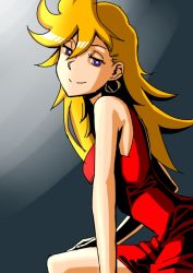 Rule 34 | 10s, blonde hair, dress, jewelry, long hair, panty &amp; stocking with garterbelt, panty (psg), smile