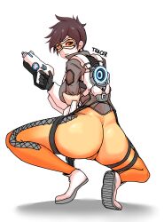 1girl ass breasts escape1111 large_breasts overwatch tracer_(overwatch)