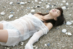 Rule 34 | beach, bikini, hoshino aki, photo (medium), s book, sweater, swimsuit
