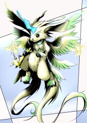 Rule 34 | claws, digignome, digimon, highres, horns, original, solo, tail, wings