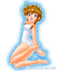 Rule 34 | angelic layer, blue eyes, brown hair, suzuhara misaki, swimsuit