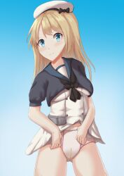 Rule 34 | 1girl, absurdres, blonde hair, breasts, dipper, highres, jervis (kancolle), kantai collection, medium breasts, tagme
