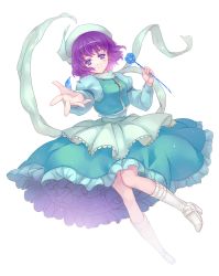 Rule 34 | 1girl, absurdres, bad id, bad pixiv id, female focus, full body, hat, highres, letty whiterock, purple hair, s.advent, short hair, solo, touhou, transparent background