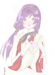 Rule 34 | 1girl, artist name, artist request, female focus, highres, long hair, love live!, love live! school idol project, purple hair, tojo nozomi