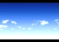 Rule 34 | 10s, blue sky, cloud, kantai collection, letterboxed, no humans, sky, sumeragi seisuke