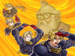 Rule 34 | armor, blonde hair, camelot, glasses, medion, old, old man, ponytail, prince, sega, shining (series), shining force iii, staring, what