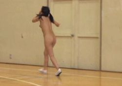 Rule 34 | animated, animated gif, asian, enema, female focus, humiliation, japan, japanese (nationality), lowres, nude, nudist, photo (medium), public indecency, running, source request
