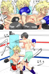 Rule 34 | 2girls, artist request, boxing, boxing gloves, boxing ring, catfight, multiple girls, short hair, tagme