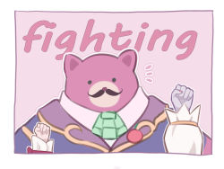 Rule 34 | 2girls, annie (league of legends), arm up, ascot, bear, border, cafe cuties annie, cafe cuties soraka, cafe cuties tibbers, clenched hands, collared shirt, english text, facial hair, green ascot, grey background, jacket, league of legends, long sleeves, multiple girls, mustache, notice lines, purple jacket, qin da xing, shirt, soraka (league of legends), tibbers, white border