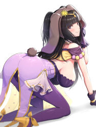 Rule 34 | 1girl, absurdres, ass, breasts, fire emblem, fire emblem awakening, gonzarez, highres, large breasts, nintendo, simple background, solo, tharja (fire emblem), white background