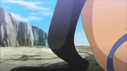 Rule 34 | 1girl, animated, animated gif, anime screenshot, bouncing breasts, breasts, dark skin, large breasts, momo kyun sword, onihime (momokyun)