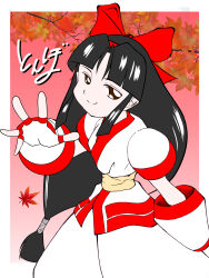Rule 34 | 1girl, absurdres, ainu clothes, black hair, breasts, brown eyes, fingerless gloves, gloves, hair ribbon, highres, legs, long hair, looking at viewer, nakoruru, pants, ribbon, samurai spirits, small breasts, smile, smug, snk, solo, the king of fighters, thighs