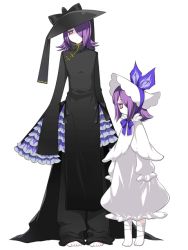 Rule 34 | 10s, 2boys, bandages, barefoot, chinese clothes, creatures (company), dress, game freak, gen 5 pokemon, hair over one eye, hat, lampent, litwick, multiple boys, nintendo, personification, pokemon, pokemon bw, purple hair, red eyes, short hair, sleeves past wrists, trap