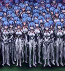 6+girls ayanami_rei highres multiple_girls neon_genesis_evangelion parody tagme yellow_magic_orchestra