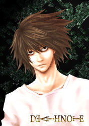 Rule 34 | 00s, 1boy, bags under eyes, brown hair, death note, l (death note), male focus, solo