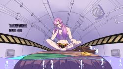 Rule 34 | artist request, breasts, highres, jewelry bonney, large breasts, long hair, navel, one piece, pink hair, topless