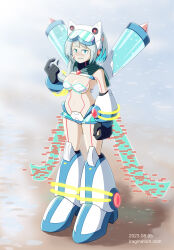 Rule 34 | highres, ico (megaman x dive), iragination, mega man (series), mega man x (series), mega man x dive, swimsuit, tagme