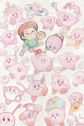 Rule 34 | 1girl, :d, adeleine, anniversary, art brush, ball kirby, beam kirby, blush stickers, copy ability, crown, english text, from above, hamster, highres, kirby, kirby&#039;s dream land, kirby&#039;s dreamland, kirby&#039;s epic yarn, kirby (series), kirby 64, kirby and the amazing mirror, kirby canvas curse, kirby super star, md5 mismatch, nintendo, oda takashi, open mouth, paintbrush, palette (object), parasol kirby, resolution mismatch, revision, rick (kirby), scepter, smile, source smaller, standing, star (symbol), treasure chest, umbrella, wand