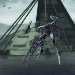 Rule 34 | 002-b, aircraft, armored core, armored core 4, from software, helicopter, kuyama516, mecha, robot, water