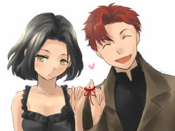 Rule 34 | 00s, baccano!, bad id, bad pixiv id, black hair, chane laforet, claire stanfield, heart, red hair, short hair, yellow eyes, yo (pixiv260787)