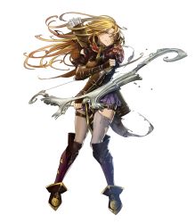 Rule 34 | 1girl, armor, bow (weapon), clarisse (fire emblem), fire emblem, fire emblem: new mystery of the emblem, fire emblem heroes, full body, grey thighhighs, highres, holding, holding bow (weapon), holding weapon, injury, nintendo, official art, pauldrons, ryona, shoulder armor, solo, thighhighs, torn clothes, transparent background, weapon