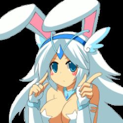 Rule 34 | 10s, 1girl, animal ears, animated, animated gif, artist request, blue hairband, bouncing breasts, bracelet, breasts, chuunibyou demo koi ga shitai!, expressionless, fingerless gloves, forehead jewel, gaia online, gloves, hairband, jewelry, large breasts, long hair, lowres, necklace, original, parody, pasties, pointing, rabbit ears, solo, sparkling daydream, sponty, star pasties, transparent background, white background, white gloves, white hair, winged hair ornament, winged hairband