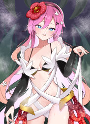 Rule 34 | 1girl, absurdres, blue eyes, blush, breasts, detached sleeves, duel monster, flower, hair flower, hair ornament, headband, heart, heart-shaped pupils, highres, long hair, looking at viewer, pink hair, shidoh279, small breasts, solo, symbol-shaped pupils, tongue, tongue out, traptrix rafflesia, very long hair, yu-gi-oh!
