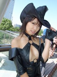 Rule 34 | arc system works, cosplay, fingerless gloves, gloves, guilty gear, guitar, hat, i-no, instrument, itsuya (real life), leather, photo (medium), witch hat