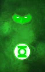 Rule 34 | circle, dc comics, domino mask, emblem, green lantern, green lantern (series), green theme, hal jordan, mask, minimalist, no humans, simplistic, solo