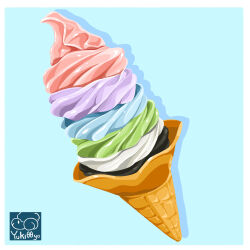 Rule 34 | food, food focus, ice cream, ice cream cone, no humans, original, soft serve, still life, yuki00yo