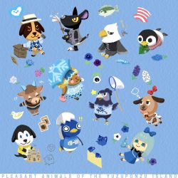 Rule 34 | !, !!, 1other, 5boys, 6+girls, acorn, animal crossing, apollo (animal crossing), aurora (animal crossing), bag, bea (animal crossing), beehive, bird, bird boy, bird girl, black eyes, blue background, blue bow, blue dress, blue eyes, blue flower, blue horns, blue sweater vest, blue umbrella, blush stickers, book, bow, butch (animal crossing), butterfly net, clock, closed eyes, cup, dog boy, dog girl, dress, duck, eggshell hat, english text, fish, flower, food, furry, furry female, furry male, goat girl, goat horns, hair bow, hammer, hand net, heart, highres, holding, holding bag, holding book, holding butterfly net, holding leaf, holding umbrella, holding watering can, horns, kangaroo girl, ken (animal crossing), key, leaf, mathilda (animal crossing), multiple boys, multiple girls, nintendo, pashmina (animal crossing), popsicle, purple flower, rainbow sweater, red bow, red eyes, roald (animal crossing), sand castle, sand sculpture, sheep girl, sheep horns, shirt, spoken heart, striped clothes, striped shirt, striped sweater, sweater, sweater vest, teacup, teapot, thought bubble, umbrella, villager (animal crossing), walker (animal crossing), watering can, wendy (animal crossing), white flower, yuzuponzu