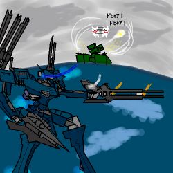 Rule 34 | armored core, armored core: for answer, arms forts, energy gun, firing, from software, gigabase, gun, laser rifle, lowres, mecha, otsdarva, rifle, robot, stasis, weapon