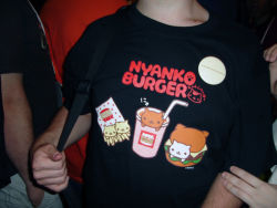 Rule 34 | :3, burger, cat, food, photo (medium), san-x, shirt, t-shirt