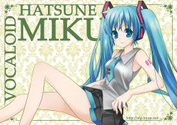 Rule 34 | bad id, bad pixiv id, detached sleeves, green hair, hatsune miku, slp, solo, twintails, vocaloid