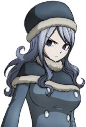 Rule 34 | 1girl, blue coat, blue eyes, blue hair, coat, fairy tail, hiro mashima, juvia lockser, long hair, official art, simple background, solo, source request, tagme, white background