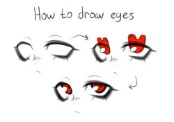 Rule 34 | :&lt;, among us, among us eyes (meme), blush, eye focus, eyelashes, highres, how to, meme, nose blush, original, red eyes, rinkae