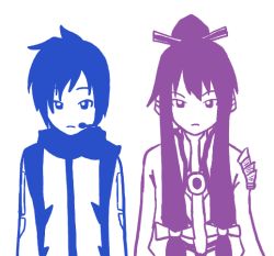 Rule 34 | animated, animated gif, kaito (vocaloid), kamui gakupo, looking at viewer, smile, tagme, vocaloid