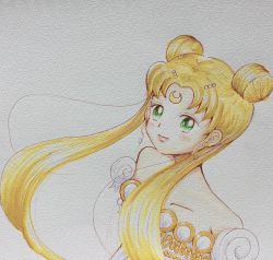 Rule 34 | bishoujo senshi sailor moon, green eyes, hand drawn, highres, princess serenity, tagme, tsukino usagi