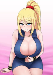 Rule 34 | 1girl, absurdres, breasts, highres, large breasts, metroid, nintendo, samus aran, solo, the only shoe