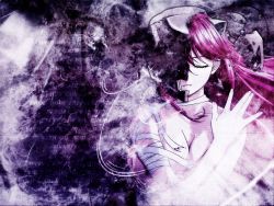 Rule 34 | 00s, elfen lied, closed eyes, horns, long hair, lucy (elfen lied), non-web source, red hair, solo